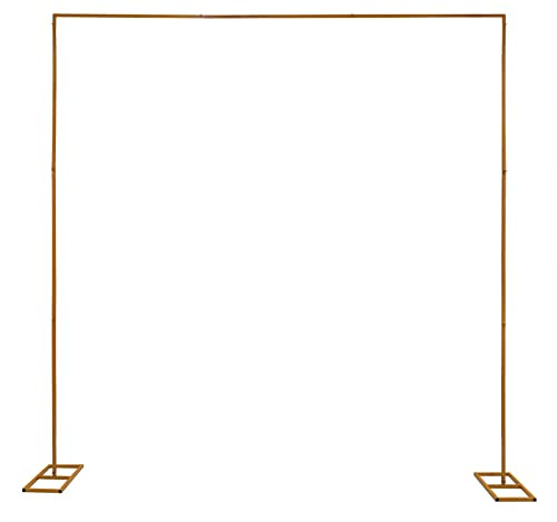 3,0 x 3,0 M Metall Hochzeit Bogen, Hochzeit Ballonbogen Rahmen, Hochzeitsbogen, Traubogen Hochzeitt, verstellbare Höhe für Jubiläum, Geburtstag Party, Bankett Dekoration