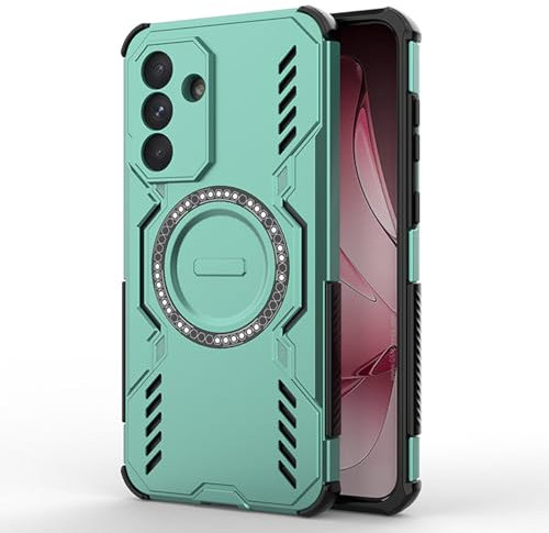 UPLAI Funda para Samsung Galaxy A16 5G/4G, Ultra Delgado Grado Militar Antigolpes Armadura Respirable Carcasa con Magnético y Airbag, Premium PC + TPU Estuche Caso.Verde