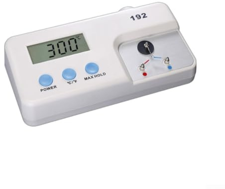 Termómetro de soldador fácil de usar, probador de temperatura preciso con pantalla LED