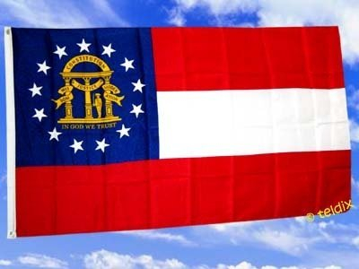 Fahne / Flagge USA Georgia NEU 90 x 150 cm Flaggen