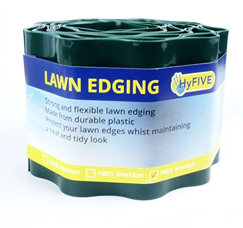 Neue 9M X 10 Cm Rollen grüne Garten Rasen Gras Pfad Kante Kante