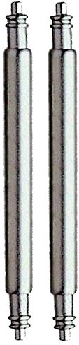 2 Stück 20mm Eichmüller Edelstahl Federstege 1,78mm Durchmesser für Uhren Armbänder