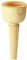 Lechgold MUA28 Mundstück für Alphorn 28 mm (aus Ahorn, Kesselweite: 28 mm, Kesseltiefe: 25 mm, Durchgangsbohrung: 5,5 mm)