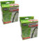Slime Smart Tube 700 x 19-25c Tubos Interiores de Bicicleta de Carretera autorreparables-Válvula Presta (par) Paquetes, Unisex, Negro