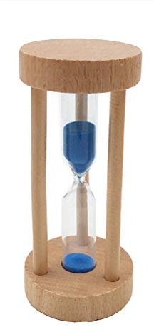 Moderne 3-Minuten-Sanduhr Aus Holz für Kochspiele Bürodekoration