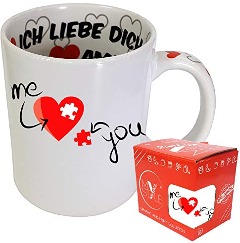 My Custom Style Tazza I Love You Ceramica#Amore-Me And You#325ml