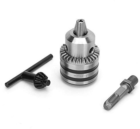 Taladro Chuck 3.0-16MM 1/2-20UNF, Portabrocas Tipo Llave con Adaptador de Vástago Cuadrado