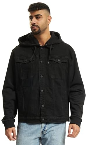 Brandit Cradock Denim Jacket, color: black+blac, size: S
