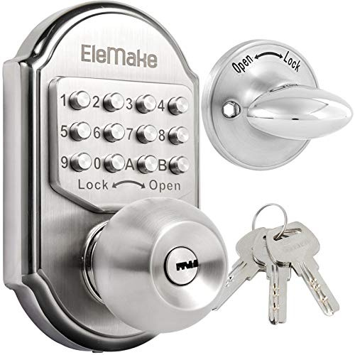 Keyless Entry Keypad Riegel Türschloss 304 Edelstahl 100% mechanisch – kein Risiko von geringer Leistung