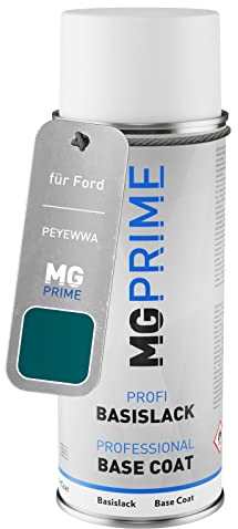 MG PRIME Autolack Spraydose für Ford PEYEWWA / PNPEH0 / D Pacific Green Metallic/Pacifcgrün Metallic Basislack Sprühdose 400ml