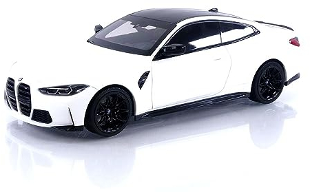 Minichamps 155020122 1:18 BMW M4-2020-White Sammel-Miniaturauto, Weiß