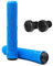 Core Stunt-Scooter Tret-Roller Hand Griffe Soft lang mit Barends/Grip + Fantic26 Sticker (Blau)