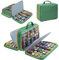 KISLANE 96 Toy Cars Storage Case - Compatible with Matchbox Cars & Small Dolls (Bag Only) - Green