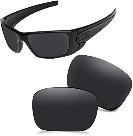 AOZAN ANSI Z87.1 Verres de rechange pour lunettes de soleil Oakley Fuel Cell OO9096, noir onyx, Taille Unique