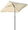 LIFERUN 2 x 1.25m Garden Parasol Umbrella, Patio Parasol, Outdoor Sun Shade, w/Crank & Push Button Tilt foldable market parasol for Backyard, Poolside, Lawn and Garden UV 30+(Beige)…
