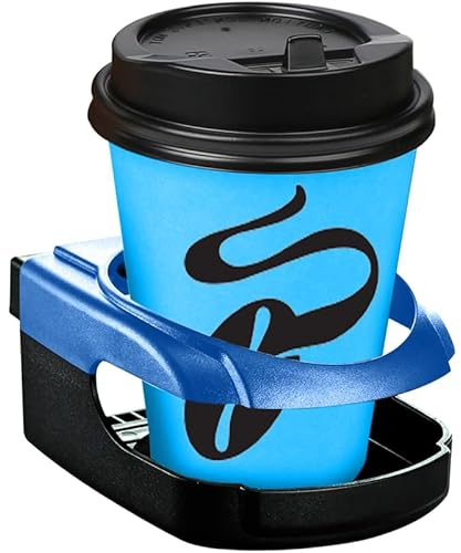 Retoo Supporto universale per tazza di ventilazione, portabicchieri per auto, portabicchieri, porta bevande, supporto di ventilazione per tazza da caffè e lattina, portabottiglie, acqua, caffè, blu