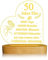 Lightzz Hochzeitstag Geschenke für Frauen, 3d Illusion Lamp Ich liebe dich Nachtlicht romantischer Text mit glücklichem Jubiläumsgeschenk für Frau Ehemann Süßes Liebhaberin(50th)