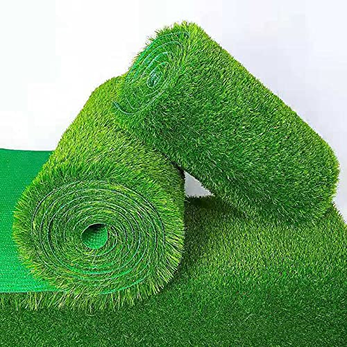 Grün Kunstrasen Rasenteppich Outdoor, Kunstrasenteppich,Hundetoilette Ersatzrasen,Gras Pee Pads,Wasserdurchlässig Kunstrasen Rollrasen Mit Meterware Für Terrasse Balkon Garten,für Kleine, Grosse Hunde