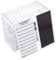 NAGARAKU Magnetic Eyelash Extension Storage Box Acrylic 5 Layers False Eyelashes Organizer Tools Cabinet for Grafting Transparent Dustproof Holder Makeup Case with 250 Tape Strips