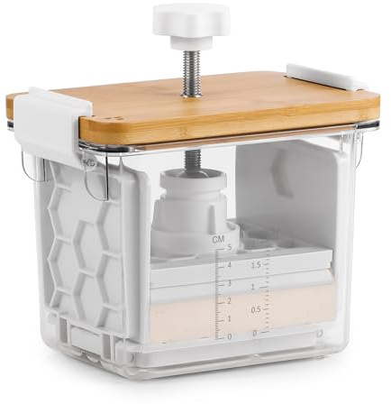 VALLEYHIKE Powerful Adjustable Tofu Press, Dishwasher Safe | Super Powerful, Adjustable, Press Tofu Paneer Cheese As Thin As Paper, Sturdy, Mess-Free, Easy to Use and Clean, BPA Free