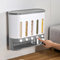 awolsrgiop Dispensador de cereales de montaje en pared, dispensador de cereales 5 en 1, dispensador de cereales, dispensador de cereales, dispensador de cereales, juego para granos, nueces, granos de
