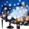 MATEPROX Schneefall Projektor Lichter, Wasserdichte Weihnachts LED Schneeflocken Projektor Lichter für Innen- und Außendekoration