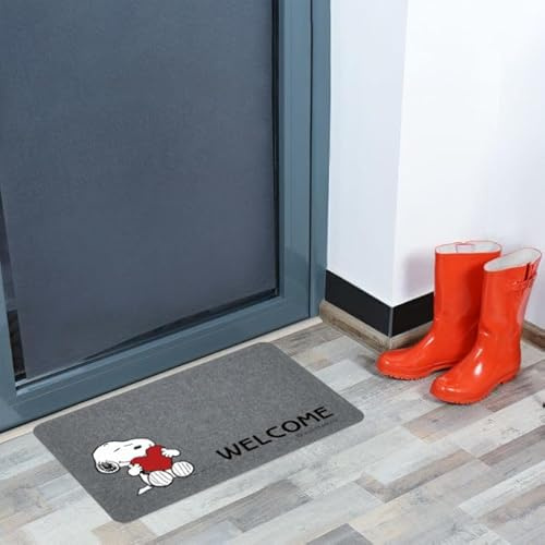 Markotex Peanuts Snoopy Fußmatte Welcome Heart Easy 40x60 cm