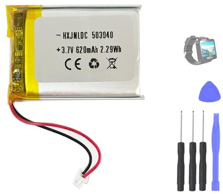 Aousavo 503040 ersatz akku Kompatibel mit Cozmo Vector Robot Battery Replacement, Skybell HD WiFi Video Door Bell Battery Replacement, Flysight FPV Watch, Wireless Speaker