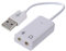 Peowuieu 3.5mm Microphone Headphone Jack USB 2.0 Sound Card Speaker Audio Adapter