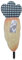 IWOWHERO Boutures de jardin de Pâques décorations de jardin de Pâques forme de carotte de jardin orner emblèmes ornement signe de carotte de pâques signe de carotte de pelouse