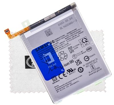 Batteria originale per EB-BA546ABY per Samsung Galaxy A34 (A346B), Galaxy A54 (A546B) con panno per la pulizia dello schermo Shlok