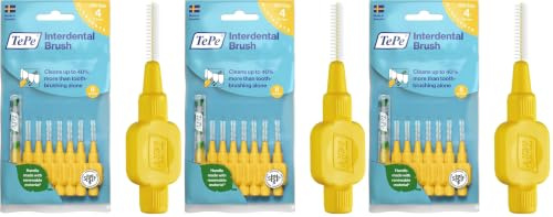TePe Interdentalbürste, Größe 4, 8 Stück (Packung mit 3)