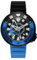 Nubeo Men's 50mm Ventana Automatic Starfleet Limited Edition Science Blue Watch with Silicone Strap NB-6104-02