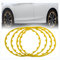 Schutzzierring FüR Autoreifen für BM𝘞 E61 5 Series Touring 2003-2010,Felgenschutz,Rim Protector Guard,Felgenschutz FüR RäDer,Schützt Radnaben vor Kratzern und Stößen 4 Stück