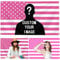 Bandiera americana personalizzata 60 x 90 cm, design personalizzato per dormitori, camere da letto, club, concerti, bar, decorazione divertente per poster (bandiera rosa)