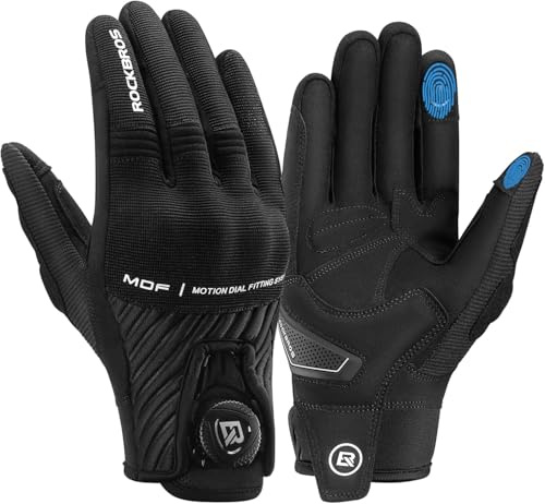 ROCKBROS Motorradhandschuhe Herren, Handschuhe Motorrad Sommer Schutzhandschuhe mit Touchscreen Atmungsaktiv Sport Handschuhe für MTB Fahrrad Moto Roller Jagen