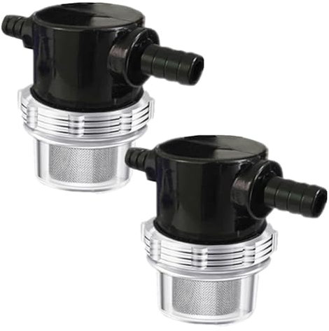Vkyipg 1/2inch Water Pump Strainer,for 3/8inch Hose Barb in-Line Strainer,for Water Pump 12V Direct Current 80 PSI RV Campers