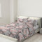 Banzaii Copripiumino Matrimoniale 250x200 cm con Cerniera e Lacci Angolari 100% Microfibra Manopesca, Set Copripiumino e 2 Federe con Zip 50x80 cm, Made in Italy, Sara Rosa