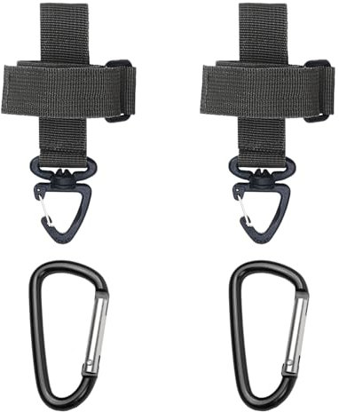 TYFGRT 2 Hebillas para Guantes Y 2 Ganchos para Mosquetones, Clips para Guantes, Hebillas para Mochilas, Hebillas para Sujetar Artículos, Hebillas Multiusos, Accesorios para Equipos De Exterior