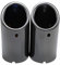 BLNETU Auto-Endschalldämpfer Für B&MW E30 E36 E46 E90 E91 E92 E93 F30 320i 325i 328i M Power Autoauspuff Schalldämpferspitze Turbo Sound Whistle Auto Car Styling (2pcs Gloss Black)