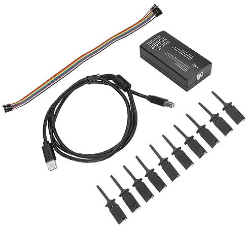 LHT00SU1 Virtueller Oszilloskop-Logikanalysator, Multifunktionaler Signalgenerator – 100 MHz Bandbreite, 2 Kanäle, USB-Konnektivität für Elektroniktests