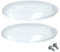 2 x Dunstabzugshauben-Lampen-Abdeckplatte, kompatibel mit Zanussi 50248796000