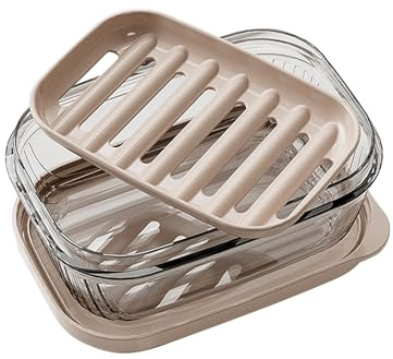 YHT Travel Soap Holder Box Case Dish with Lid,Portable Bar Soap Bag Waterproof and Moisture-Proof Container Tin for Traveling,Camping,Gym,Bathroom
