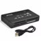 Lector de tarjetas de memoria USB 2.0 todo - Micro/Mini SD, SDHC, TF, M2, MS Duo, CF, XD - Negro - Cable incluido - Plug & Play - Straße Tech
