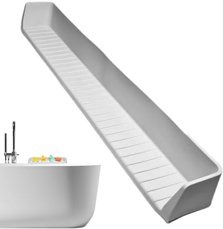Badewannen-Spritzschutz, Spritzschutz Badewanne Für Kinder, BadewannenSpritzschutz Spielregal Bereich, Silikonwanne, Wasserspritzschutz Mit Saugnäpfen, Kein Chaos Auf Dem Boden