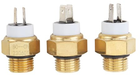 3 Stück Motorkühlerlüfter-Temperatursensor-Schalter M16x1,5MM Wassertemperaturschalter für CB250 CB600 CBR600 CB900