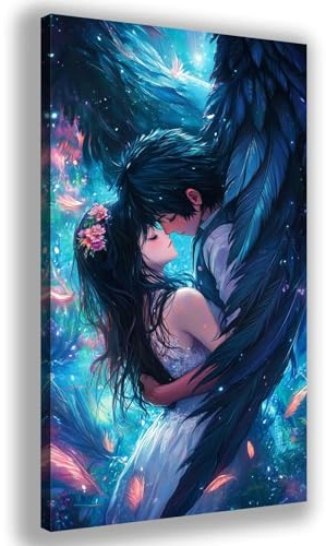 Diamond Painting Karikatur, Paar Diamond Painting Erwachsene Groß XXL 20X40CM, 5D DIY Diamant Malerei Runder Vollbohrer Bilder mit Voll Zubehör, Wanddeko Wohnzimmer, Geschenke für Frauen, Y551Z
