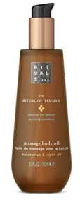 RITUALS The Ritual of Hammam Massage Body Oil, mit Eukalyptus & Arganöl, 100 ml