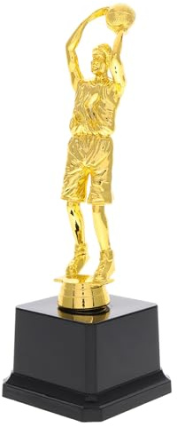 BESTYASH Coppa di Basket in Plastica Oro per Premiazioni Scolastiche e Asili Design Elegante e Portatile per Riconoscere Prestazioni Eccezionali Riutilizzabile