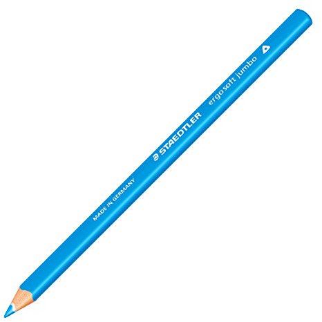 Staedtler 158-30 Farbstifte, Uws und Trockenmarker Einzelfarben Farbstift Ergosoft hellblau